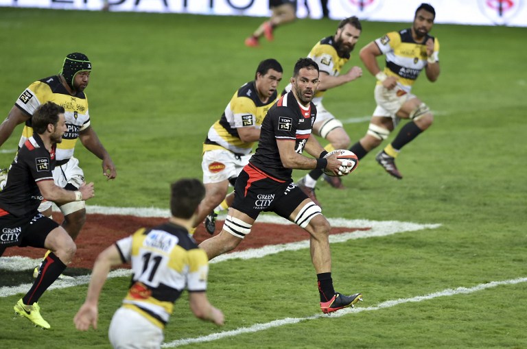 Le troisième-ligne toulousain s'est blessé ce dimanche face à son futur club (Rémy Gabalda / AFP).