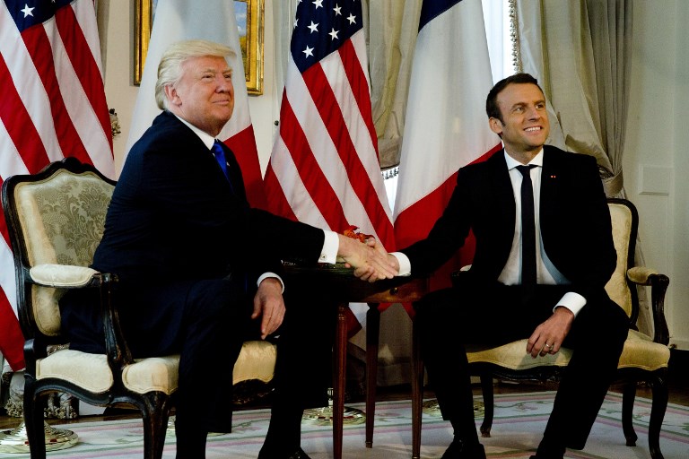 Trump et Macron, meilleurs copains