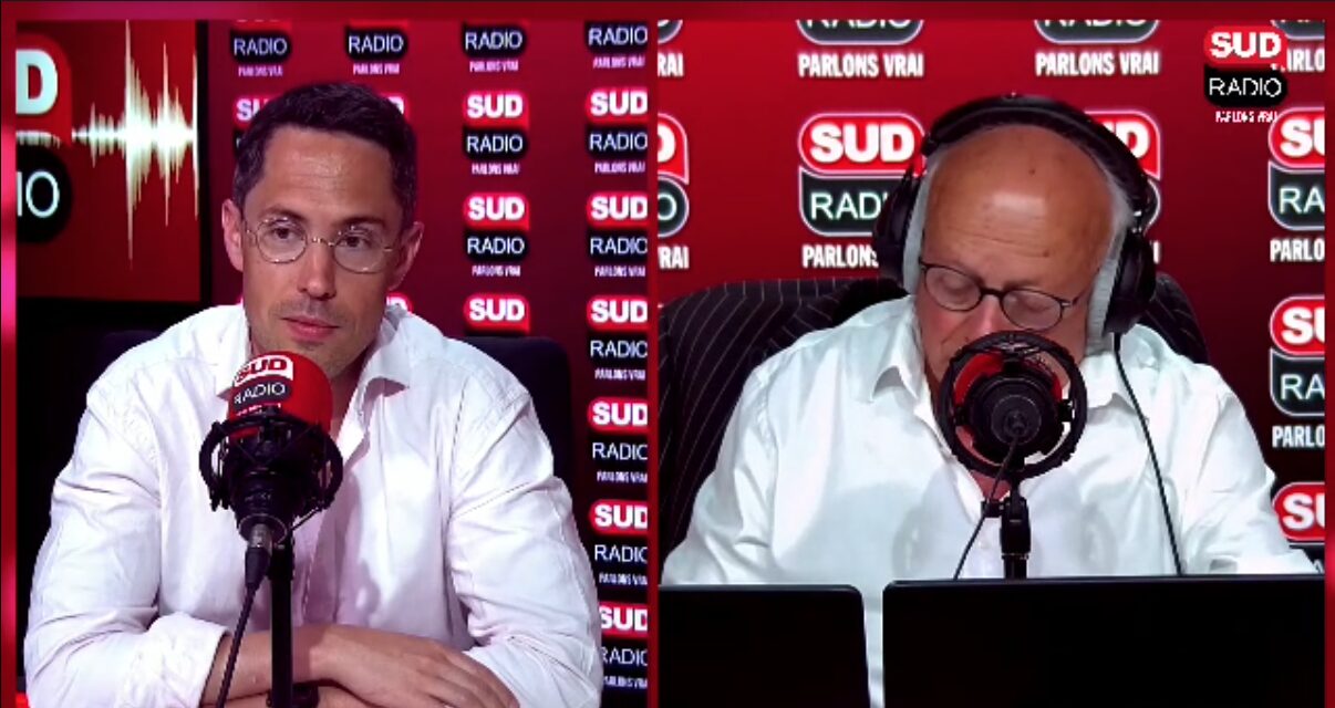 Ghislain Benhessa, sur l'Union européenne, invité d’André Bercoff dans "Bercoff dans tous ses états” sur Sud Radio.