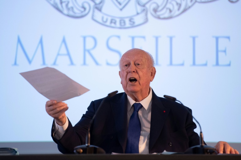 Jean-Claude Gaudin, maire de Marseille, le 20 janvier 2020