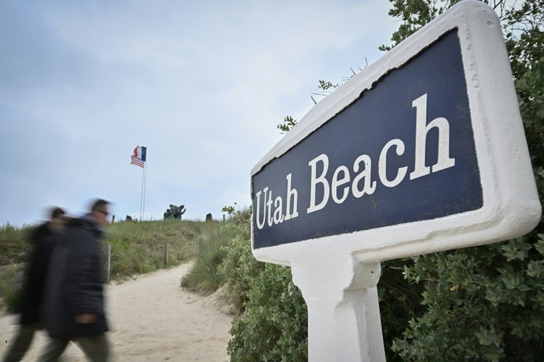 Utah Beach, à Sainte-Marie-du-Mont, dans la Manche, le 1er juin 2024