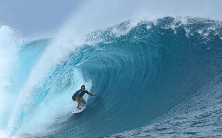 La Française Vahine Fierro a remporté le 29 mai 2024 le Tahiti Pro de surf à Teahupo'o, à Tahiti, le site qui accueillera les épreuves des Jeux olympiques cet été
