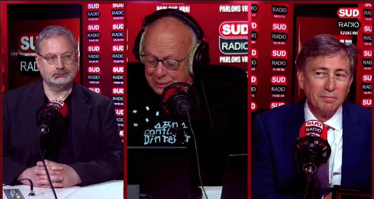 Lucien Cerise et Bernard Monot, sur l’Europe, invités d’André Bercoff dans "Bercoff dans tous ses états” sur Sud Radio.