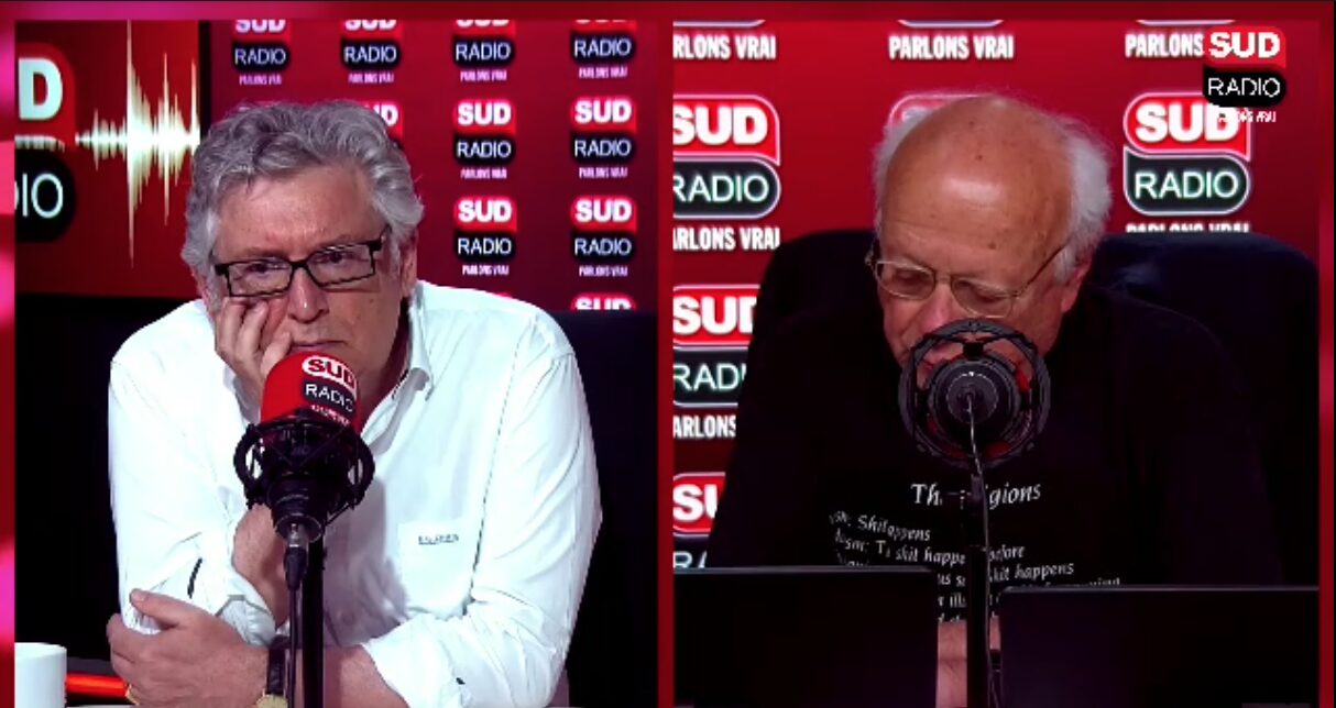 Michel Onfray, invité d’André Bercoff dans "Bercoff dans tous ses états” sur Sud Radio.