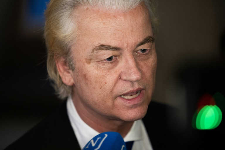 Le chef du parti d'extrême droite néerlandais PVV Liberté, Geert Wilders, à La Haye le 6 juin 2024