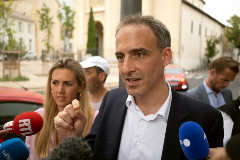 L'eurodéputé Raphaël Glucksmann, ex-tête de liste des socialistes aux européennes, le 19 juin 2024 à Marseille