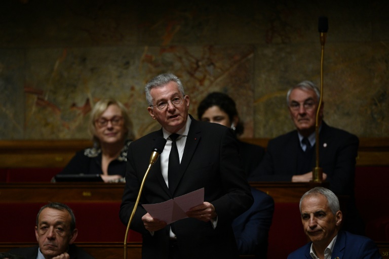 Le député sortant Renaissance de Toulon Yannick Chenevard à l'Assemblée nationale, le 15 novembre 2022 à Paris