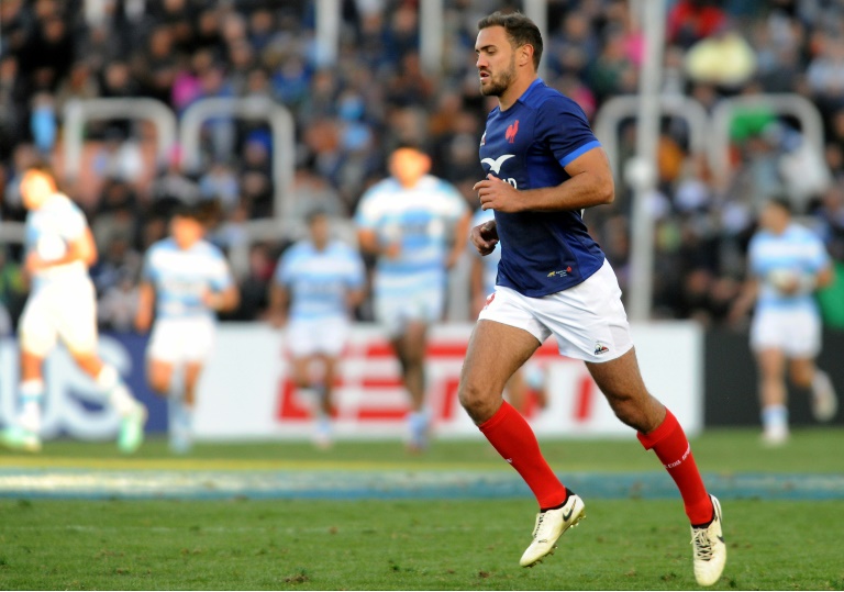 Le joueur français de rugby Melvyn Jaminet lors d'un test match contre l'Argentine à Mendoza, Argentine, le 6 juillet 2024