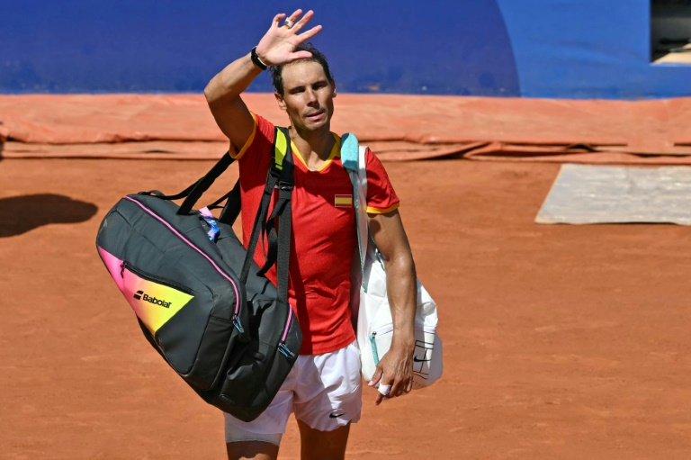 Rafael Nadal à Paris le 29 juillet 2024