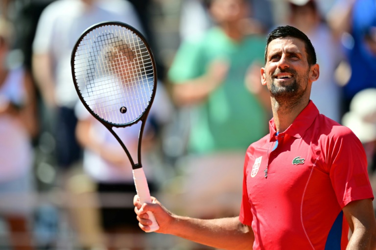 Novak Djokovic à Paris le 29 juillet 2024