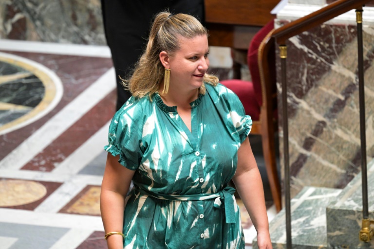 Mathilde Panot, la cheffe de file des députés de La France insoumise à l'Assemblée nationale, Paris, le 18 juillet 2024