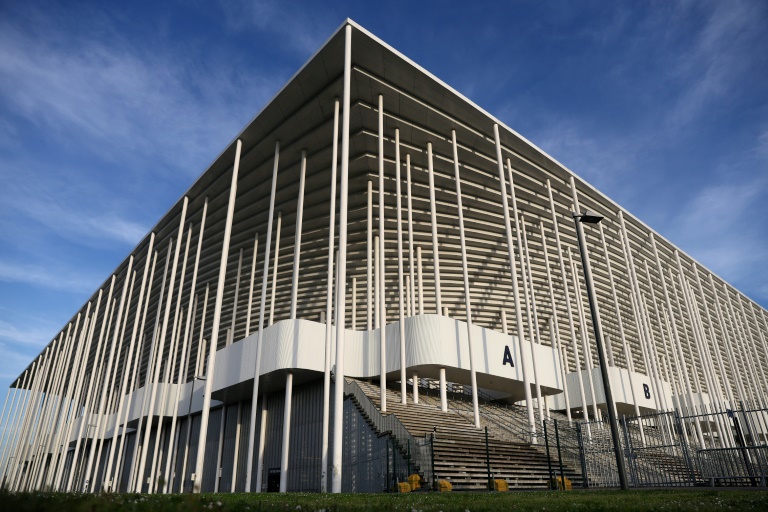 Stade Matmut Atlantique qui accueille les rencontres des Girondins de Bordeaux, à Bordeaux, en France, le 14 avril 2024