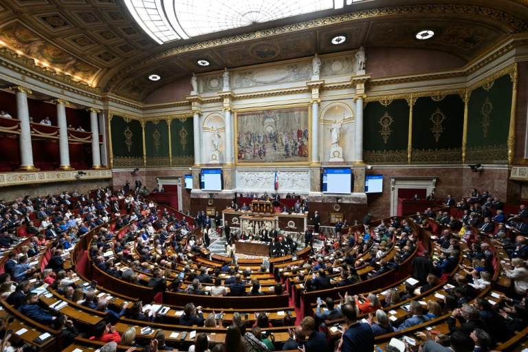 L'hémicycle de l'Assemblée nationale, le 18 juillet 2024 à Paris