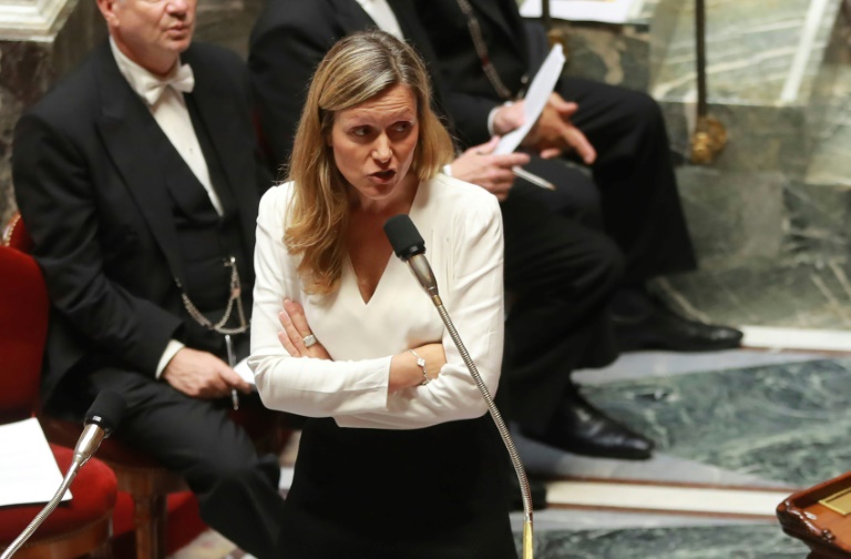 La députée Yaël Braun-Pivet, du parti La République en Marche (LREM), lors d'une séance de questions au gouvernement à l'Assemblée nationale, le 26 juillet 2017 à Paris