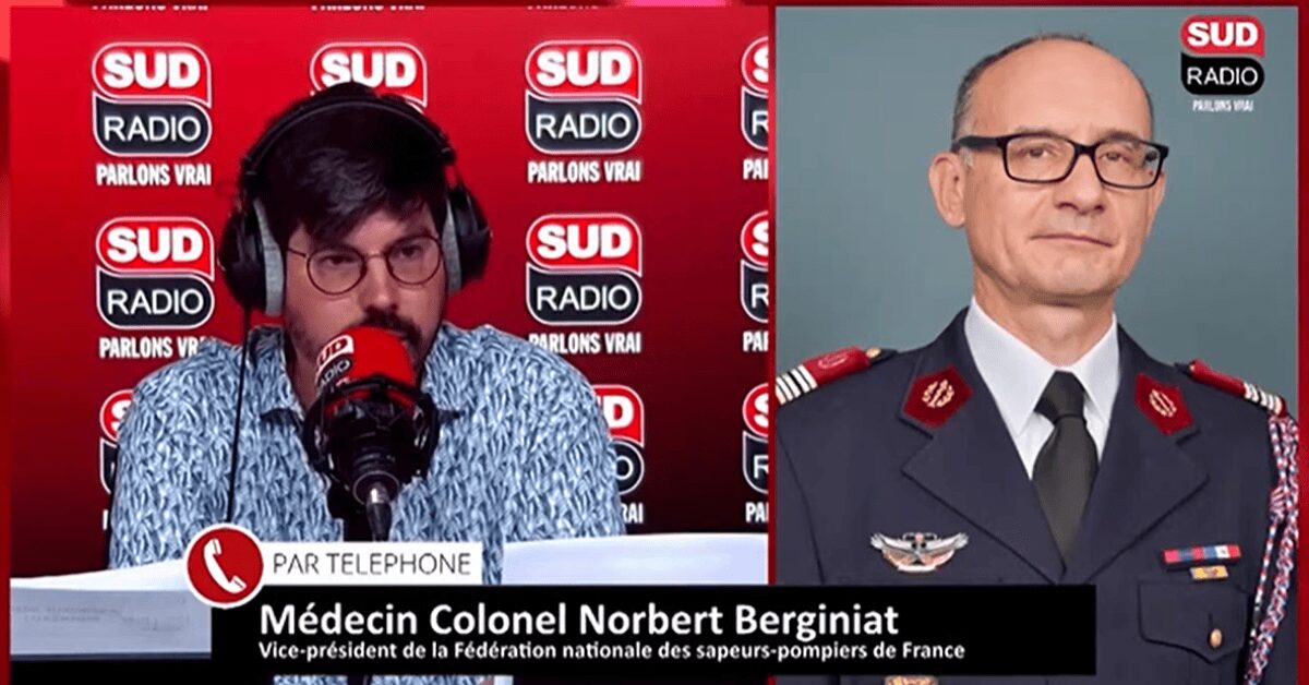 Par Benjamin Glaise avec Médecin Colonel Norbert BERGINIAT (Vice-président de la Fédération nationale des sapeurs-pompiers de France)