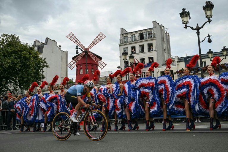 Remco Evenepoel lors de la course en ligne de cyclisme des JO de Paris, le 3 août 2024