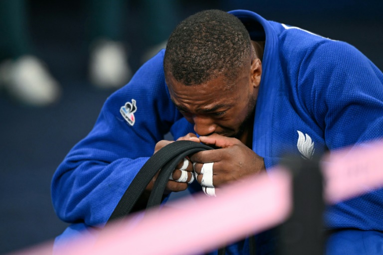 Le Français Aurélien Diesse battu au 2e tour du tournoi olympique de judo (-100 kg), le 1er août 2024 à Paris