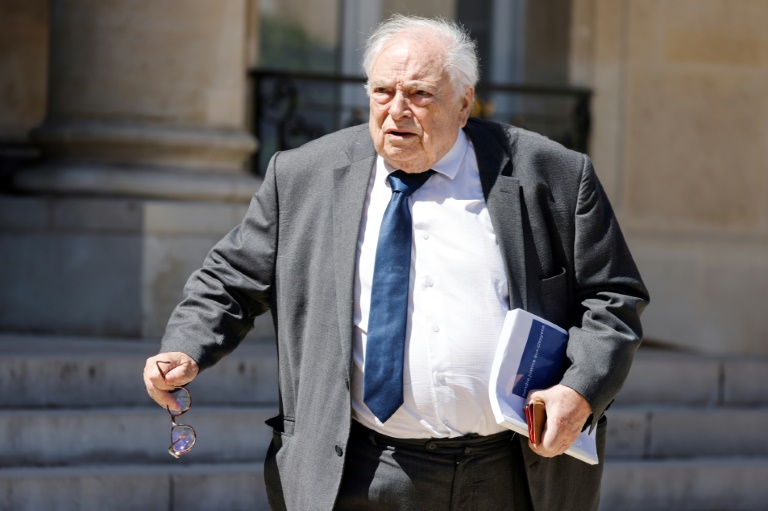 L'avocat Henri Leclerc quitte l'Elysée, le 8 juillet 2022