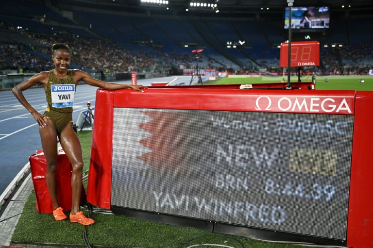 La Bahreïnie d'origine kényane Winfred Yavi a établi la meilleure performance mondiale de la saison sur 3.000 m steeple lors du meeting de la Ligue de diamant à Rome le 30 août 2024