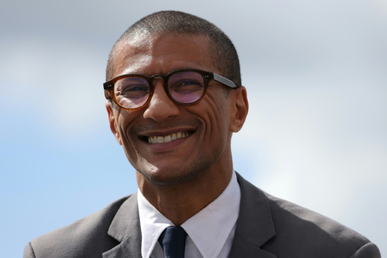 Karim Bouamrane, maire de Saint-Ouen, le 16 mai 2024 à Saint-Denis, au nord de Paris