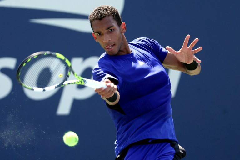 Félix Auger-Aliassime opposé au Tchèque Jakub Mensik à Flushing Meadows pour son entrée en lice à l'US Open, le 27 août 2024