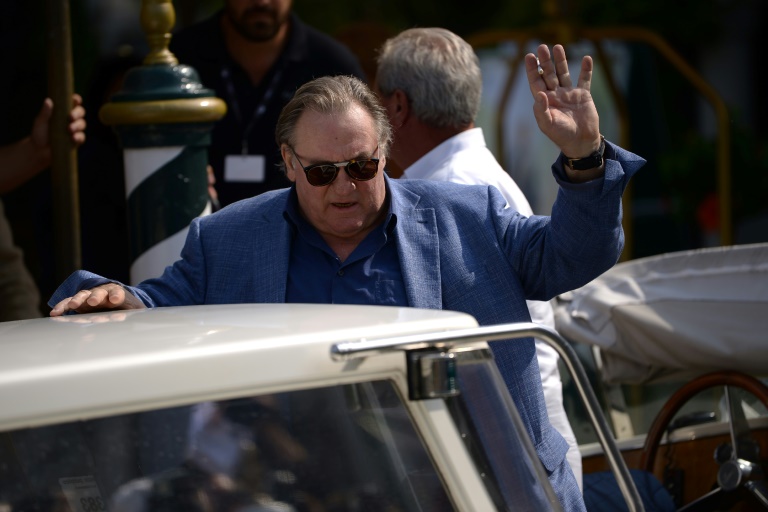 Gérard Depardieu le 6 septembre 2017 à Venise, en Italie