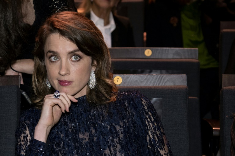 L'actrice Adèle Haenel à la 45e cérémonie des César, le 28 février 2020 à Paris