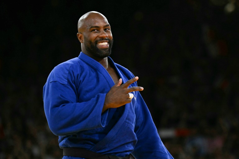 Teddy Riner à Paris le 2 août 2024