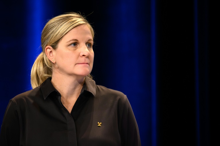 L'ancienne nageuse Kirsty Coventry, qui siège à la commission exécutive du Comité international olympique, le 10 août 2024 lors de la session du CIO à Paris