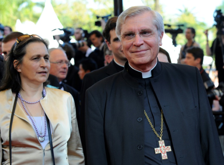 L'évêque Jean-Michel di Falco au Festival de Cannes, le 16 mai 2009