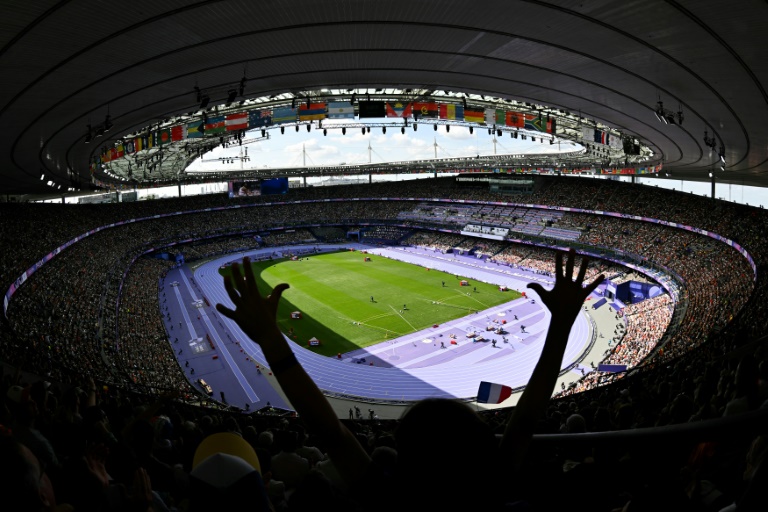 Le stade de France de Saint-Denis lors des JO de Paris, le 8 août 2024