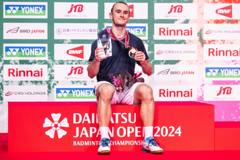 Alex Lanier, vainqueur du tournoi Super 750 du Japon dimanche à Yokohama