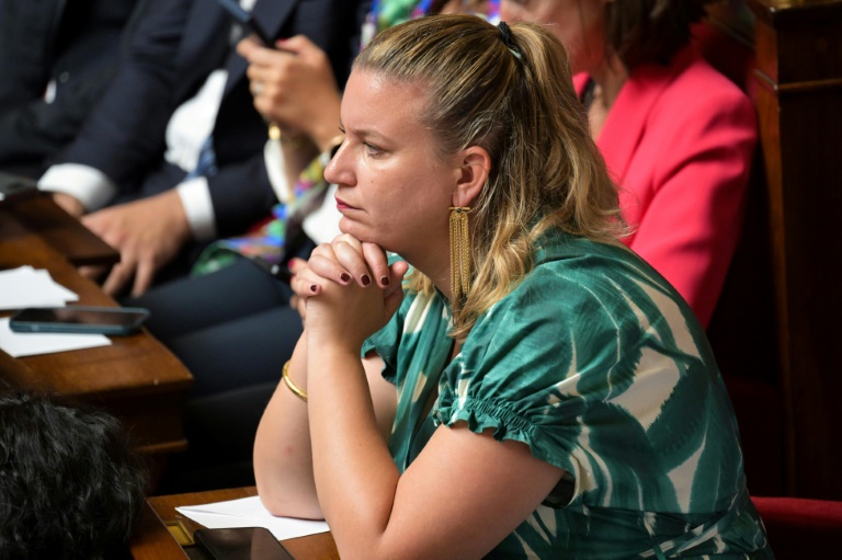 La cheffe de file des députés insoumis Mathilde Panot à l'Assemblée nationale, le 18 juillet 2024 à Paris