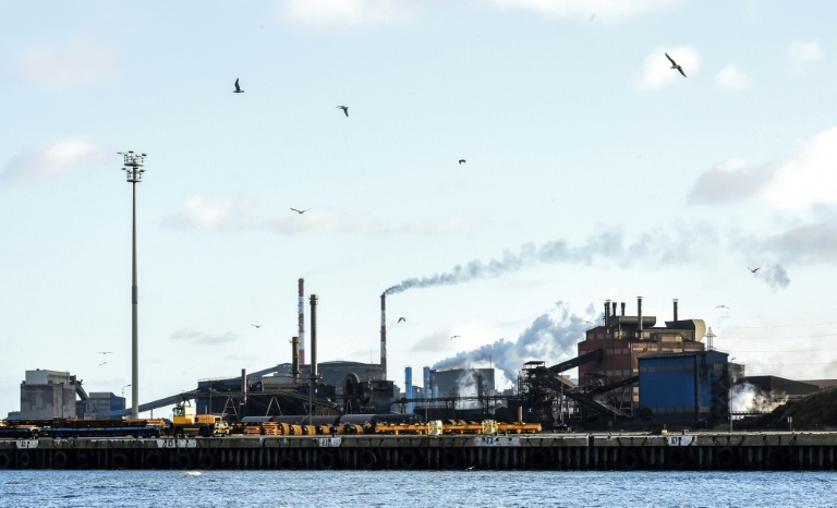 L'usine sidérurgique Arcelor Mittal, le 11 février 2022 à Dunkerque, dans le Nord