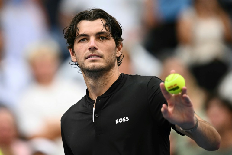 L'Américain Taylor Fritz vient de battre le Norvégien Casper Ruud en huitièmes de finale de l'US Open le 1er septembre 2024 à New York