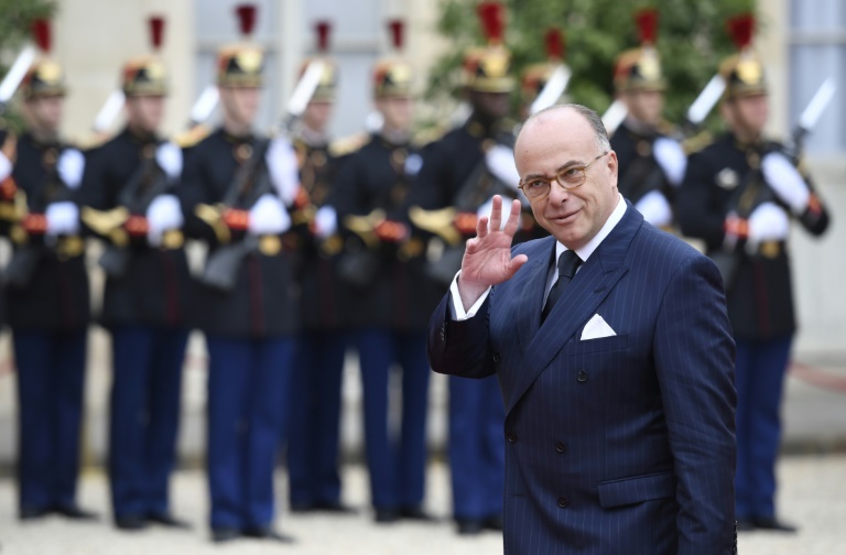 L'ex-Premier ministre Bernard Cazeneuve à l'Elysée, le 14 mai 2017 à Paris