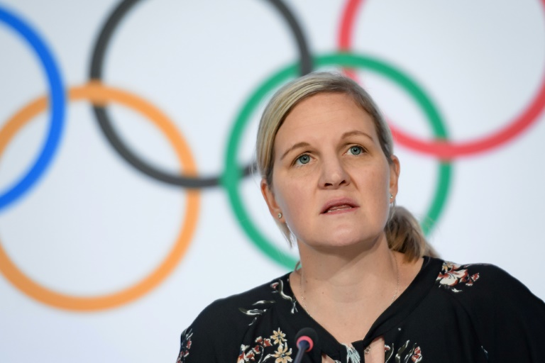 La Zimbabwéenne Kirsty Coventry, présdidente de la commission des athlètes au CIO, à Lausanne le 9 janvier 2020