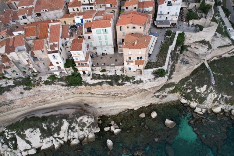 Vue de Bonifacio, en Corse-du-Sud le 17 septembre 2024