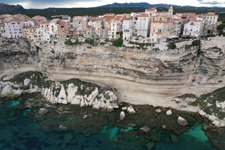 Vue de Bonifacio, en Corse-du-Sud le 17 septembre 2024