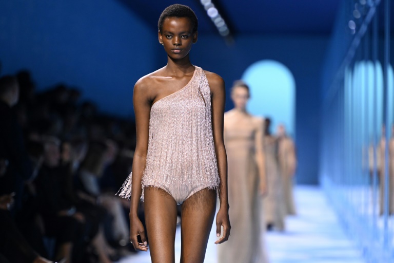 Défilé Dior de la collection prêt-à-porter féminin printemps-été 2025 à la Fashion Week de Paris, le 24 septembre 2024