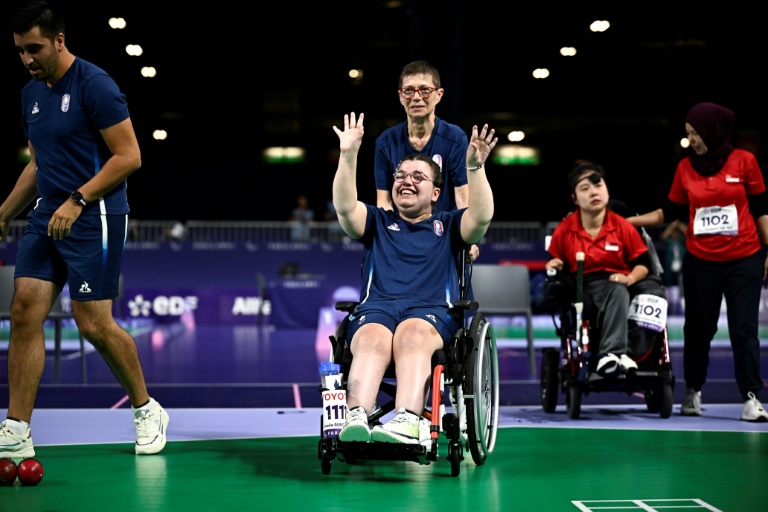 La Française Aurélie Aubert a été sacrée championne paralympique de boccia le 2 septembre 2024 à Paris