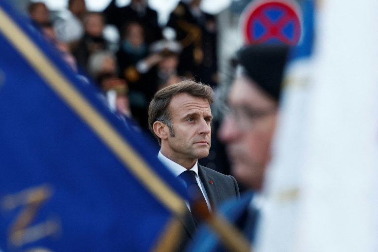 Le président Emmanuel Macron le 12 septembre 2024 au Havre