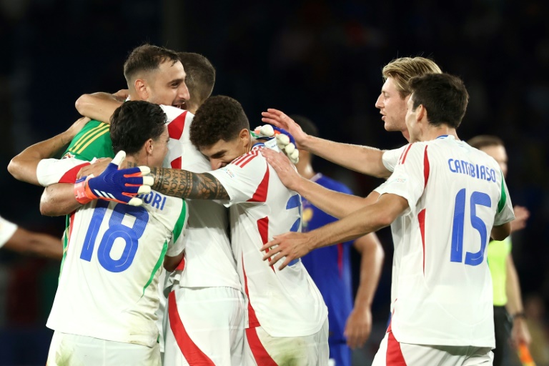 L'Italie a battu l'équipe de France (3-1) lors de la première journée de Ligue des nations dans le groupe 2 au Parc des princes (Paris) le vendredi 6 septembre 2024