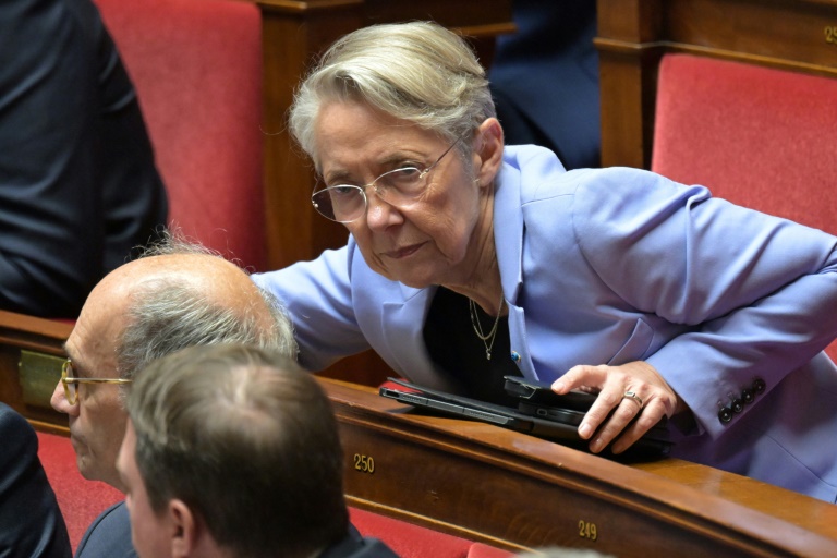 Elisabeth Borne à l'Assemblée nationale, 0 Paris le 29 octobre 2024