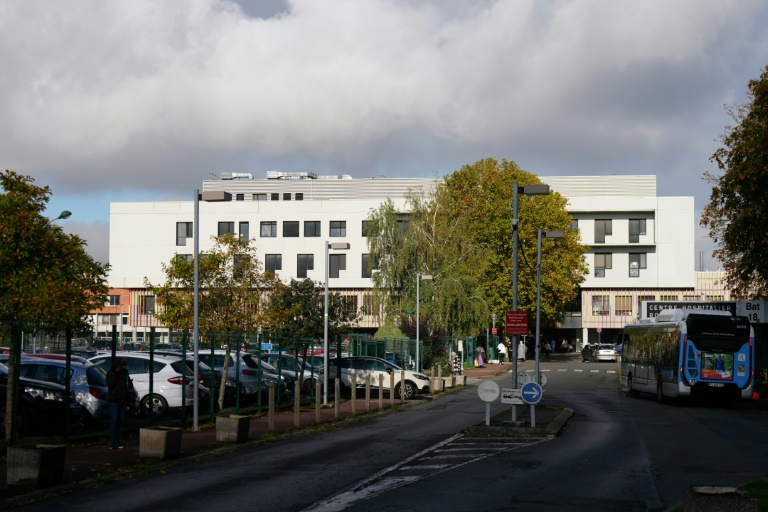 La maternité de l'hôpital Robert Ballanger, le 22 octobre 2024 à Aulnay-sous-Bois, en Seine-Saint-Denis,  où Santiago, un nourrisson de 17 jours, a été enlevé par ses parents