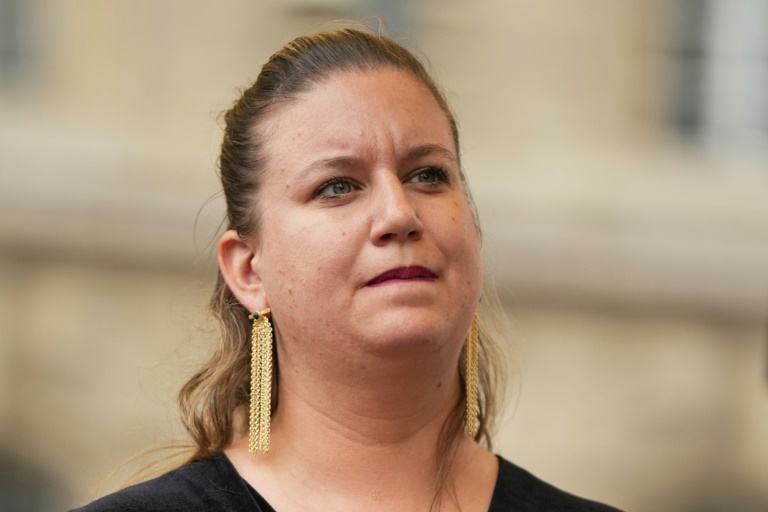 La présidente du groupe LFI à l'Assemblée nationale Mathilde Panot à Paris, le 15 juin 2024