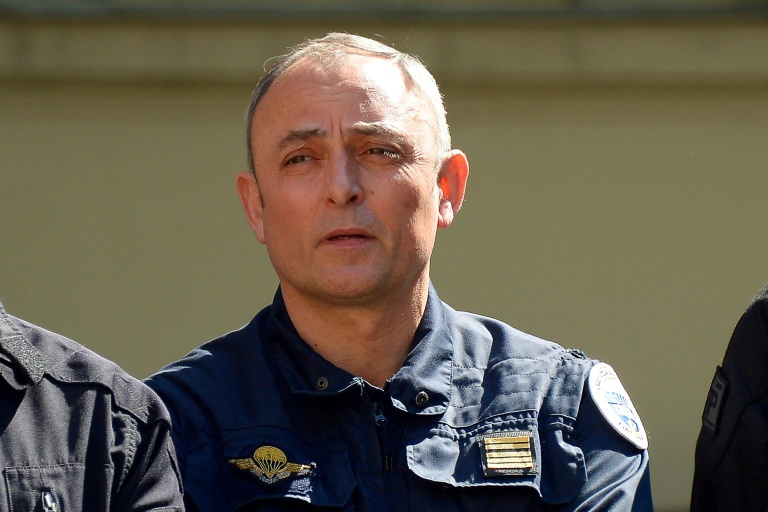 Le général Hubert Bonneau, alors patron du GIGN, à Paris, le 19 avril 2019