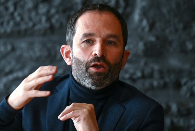 L'ancien ministre socialiste et fondateur du mouvement Génération.s Benoît Hamon le 16 mars 2021 à Lyon