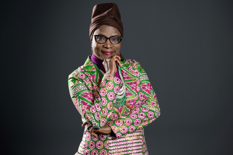 Angélique Kidjo lors d'une séance photo à Paris, le 27 septembre 2024