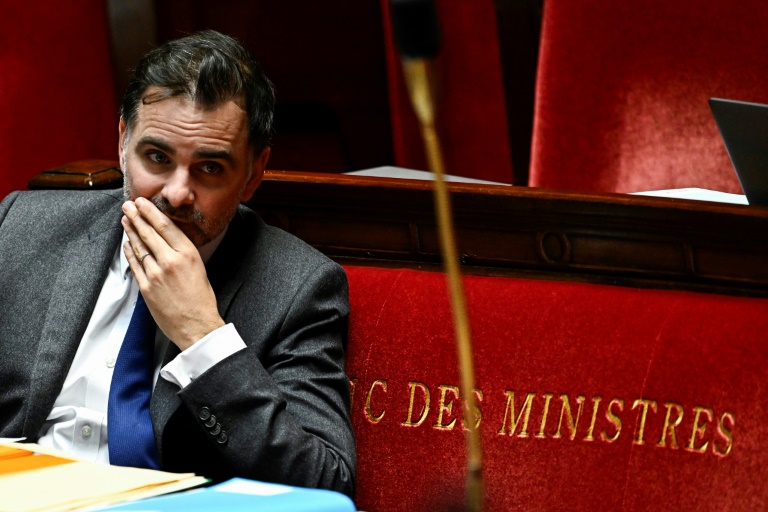 Le ministre du Budget Laurent Saint-Martin, le 24 octobre à l'Assemblée nationale à Paris